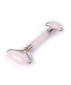 Rolo Massageador Facial - Pedra Quartzo Rosa